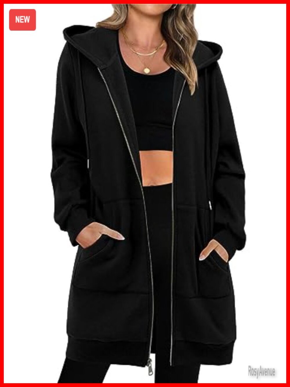 Women's Oversized Fleece Zip Up Hoodie Sweatshirt Long Sleeve Casual Fall Jacket